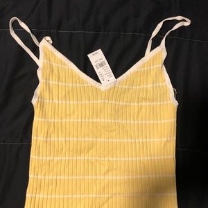 Pacsun yellow spaghetti strap
